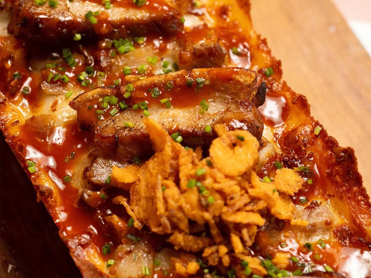 La Pork Belly Pizza